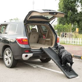 Foldable Pet Ramp Dog Car Ramp 176lbs Load Non-Skid Outdoor Travel Dog Car Ramp for Cars SUVs Trucks Foldable Pet Ramp Dog Car Ramp 176lbs Load Non-Skid Outdoor Travel Dog Car Ramp for Cars SUVs Trucks